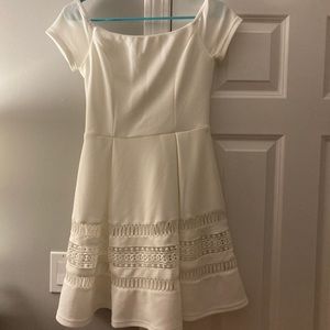 White off the shoulder dress